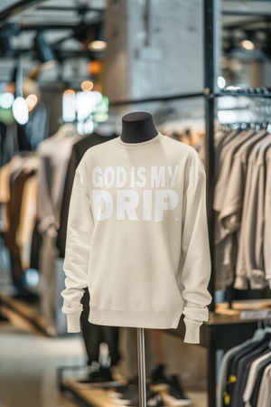 “CREW LOVE” Drip! (gold, navy blue, autum, vanilla, black, red) long sleeve GODISMYDRIP sweatshirt