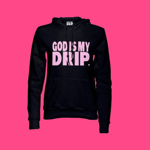 Pink discount drip hoodie