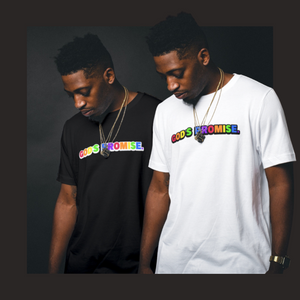 GOD’S PROMISE. Drip (black, white, red, orange, yellow, blue, green, purple) Short Sleeve GODISMYDRIP T-Shirt